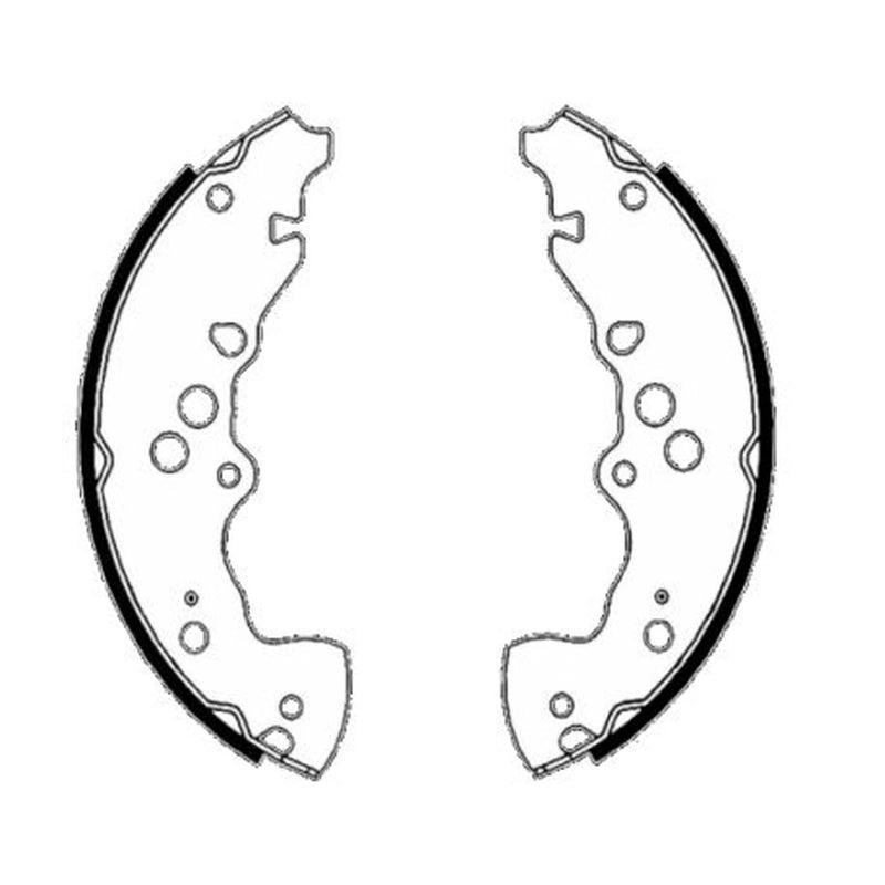 Textar Brake Shoe Set Axle Kit 91083600
