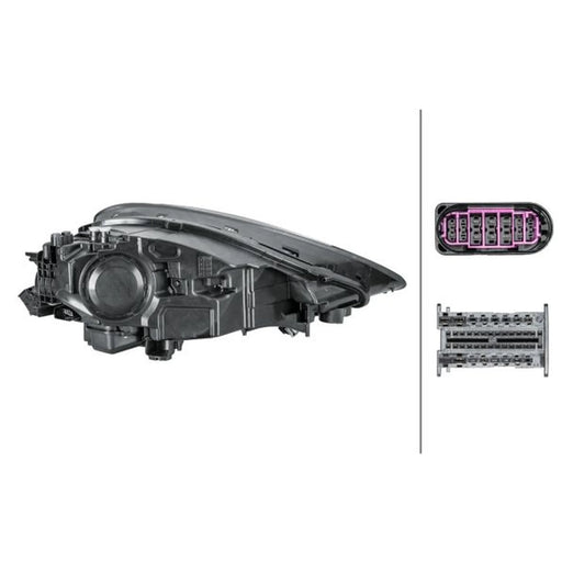 Hella Headlight Headlamp LED Left 1EX 014 690-031