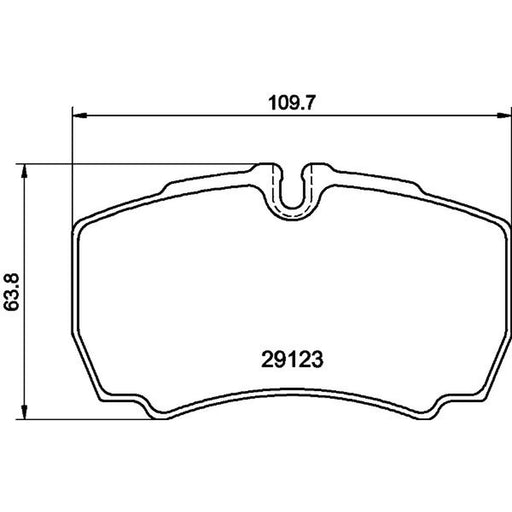 Mintex Rear Brake Pad Set MDB2282