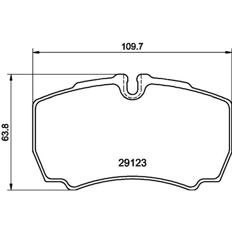 Mintex Rear Brake Pad Set MDB3042