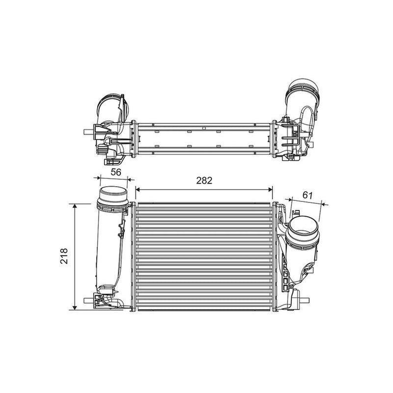 Valeo Intercooler (Charge Air Cooler) 816759