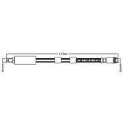 Abtex Brake Hydraulic Hose Line Right ABH1001