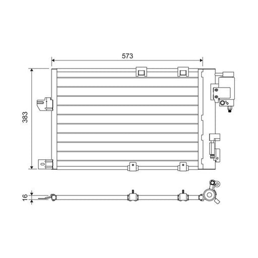 Valeo Air Conditioning Condenser 817505