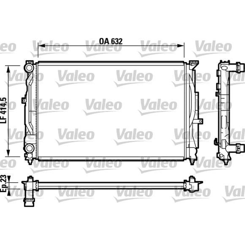 Valeo Engine Radiator 732811