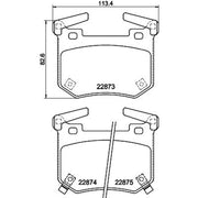 Mintex Rear Brake Pad Set MDB4117