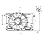 NRF Engine Cooling Fan 47951