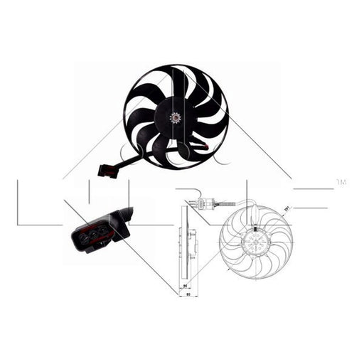NRF Engine Cooling Fan 47392
