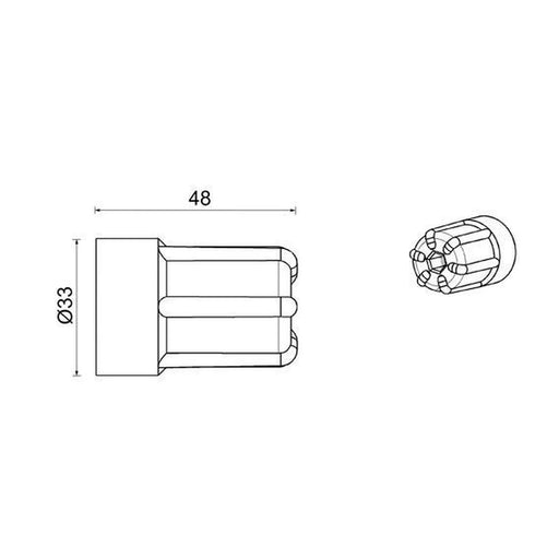 Mahle Coolant Expansion Tank Cap CRTC 6 000P
