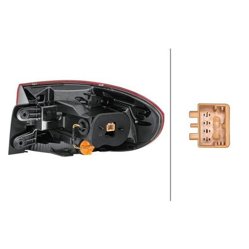 Hella Tail Light / Lamp PY21W Left 2SD 011 715-051
