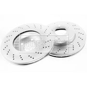 Borg & Beck 2 x / Front Brake Discs BBD4800-x2