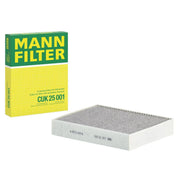 MANN-FILTER Cabin Air Filter (Pollen Filter) below the glove CUK 25 001