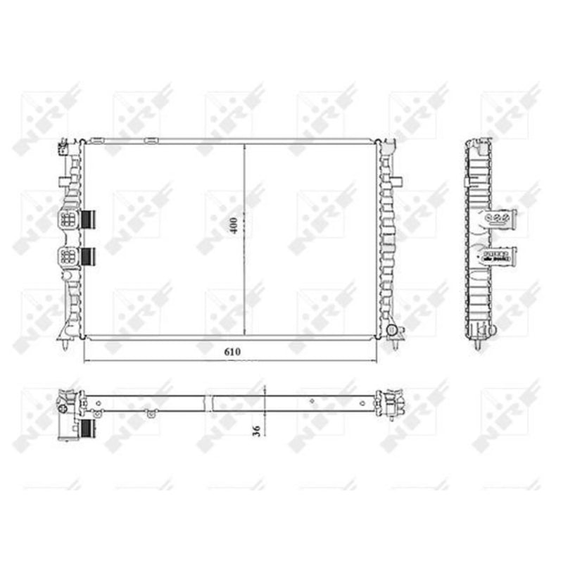 NRF Engine Radiator 50468