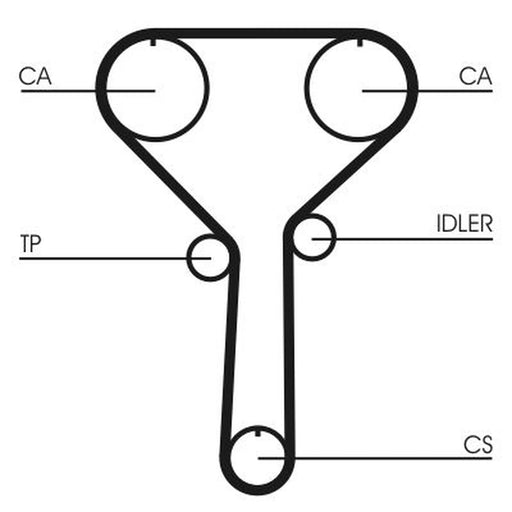 Continental CTAM Timing Belt Cambelt 154 Teeth CT992