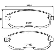 Mintex Front Brake Pad Set MDB2967