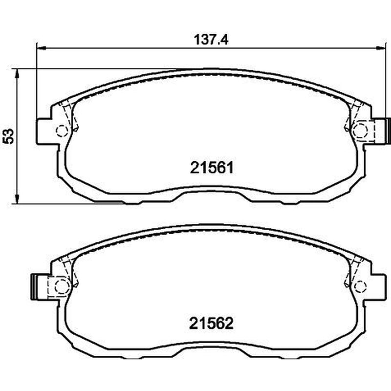 Mintex Front Brake Pad Set MDB2967