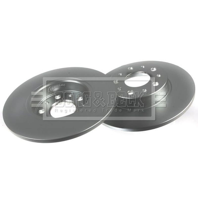 Borg & Beck 2 x Solid Rear Brake Discs BBD5312-x2