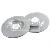 Borg & Beck 2 x Solid Rear Brake Discs BBD5327-x2