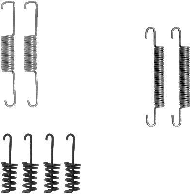 Textar Parking Brake Shoe Accessory Kit Rear 97012300