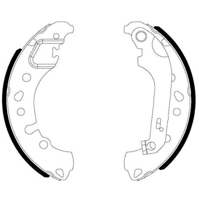 Textar Brake Shoe Set Axle Kit 91084400