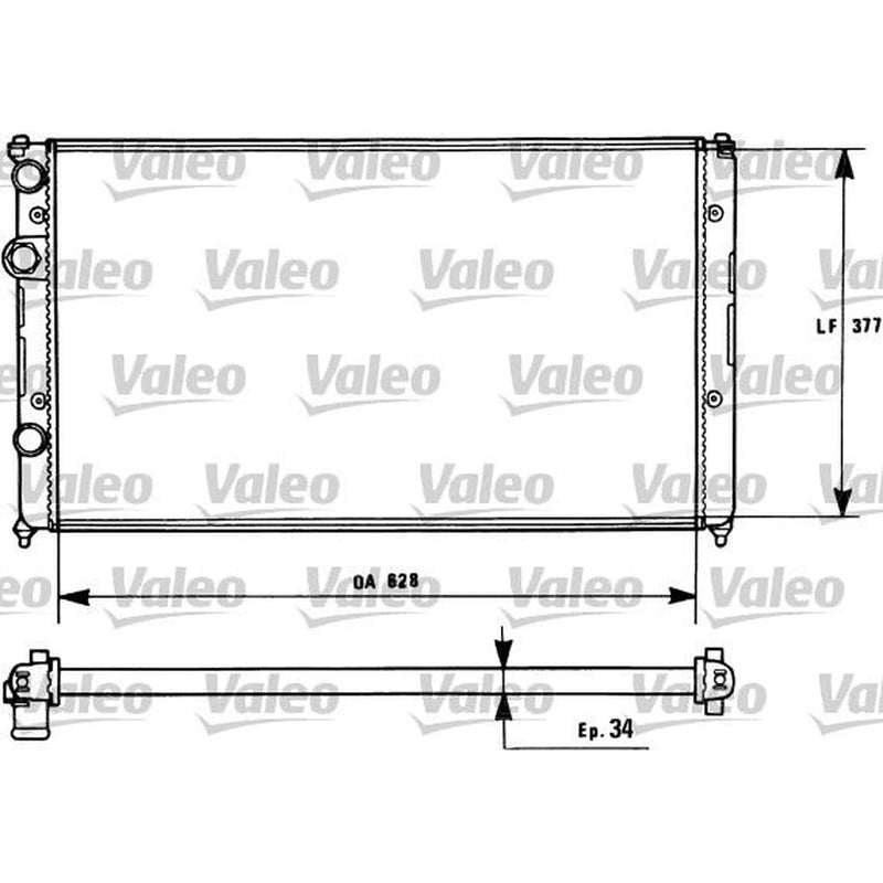 Valeo Engine Radiator 731267