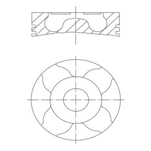 Mahle Piston Cylinder Bore = 144mm 037 PI 00146 000