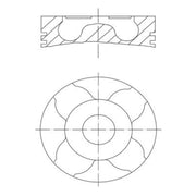 Mahle Piston Cylinder Bore = 128mm 229 54 10