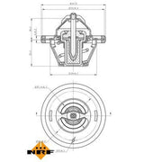 NRF Thermostat,Coolant 725065