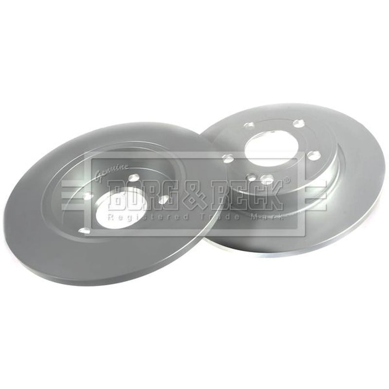 Borg & Beck 2 x Solid Rear Brake Discs BBD5617-x2
