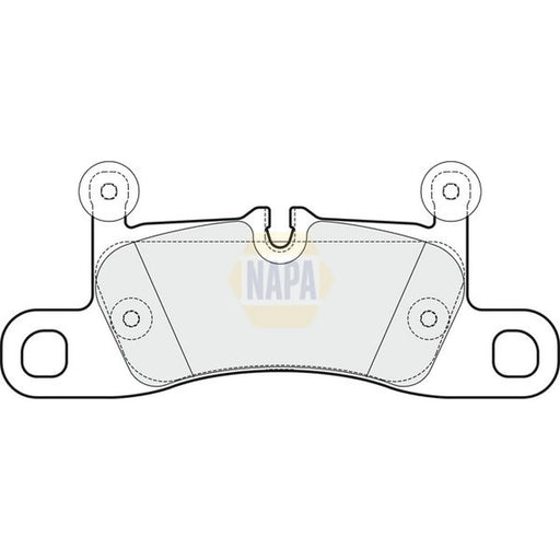 NAPA Rear Brake Pad Set NBP1537