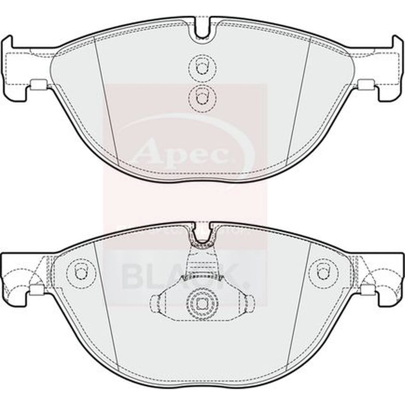 Apec Front Brake Pad Set PAD1739B