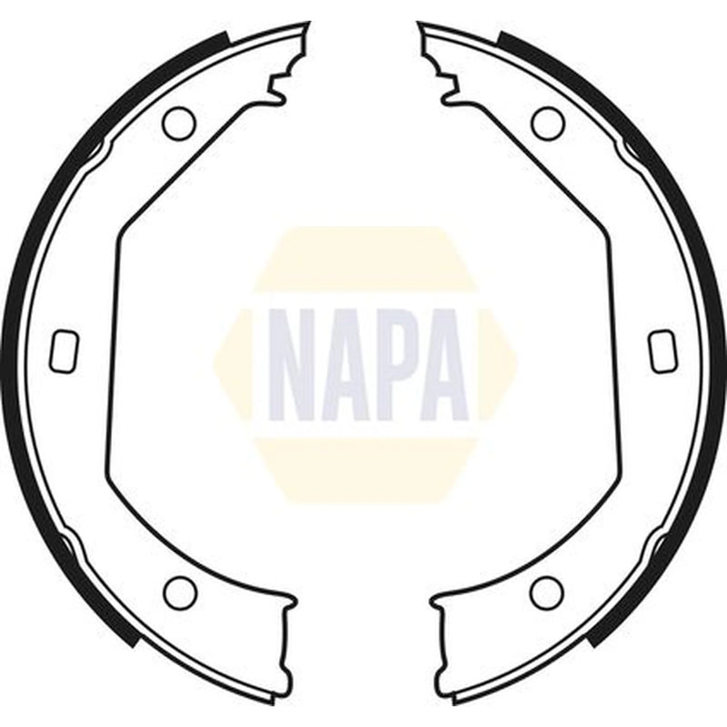 NAPA Parking Brake Shoe Set NBS5006