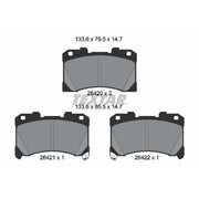 Textar Front Brake Pad Set 2642001