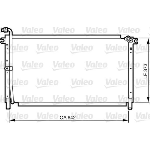 Valeo Air Conditioning Condenser 814284