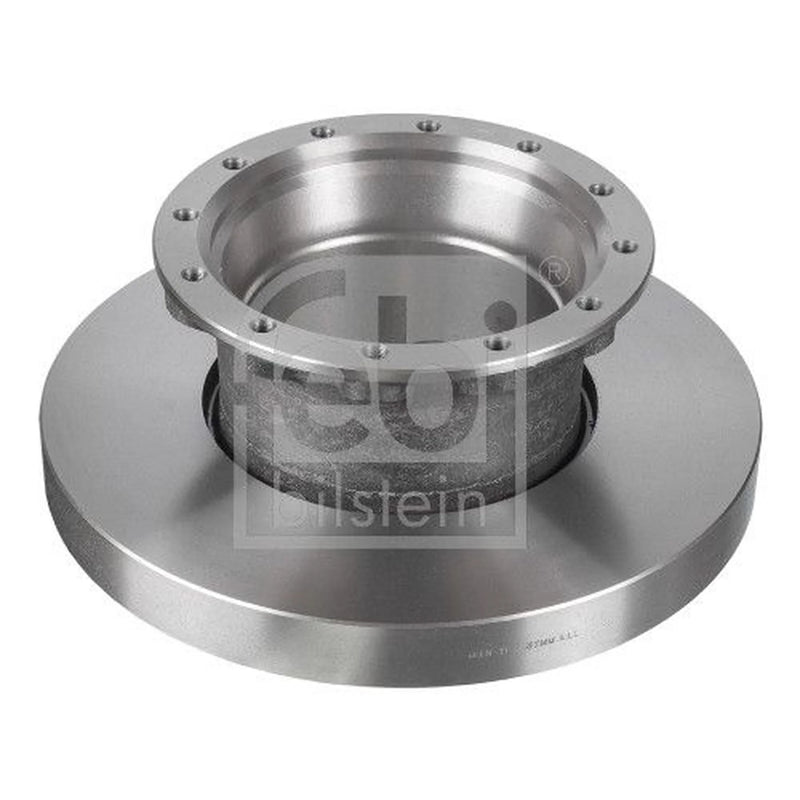 Febi 2 x Solid Front Brake Discs 101737-x2