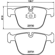 Mintex Rear Brake Pad Set MDB2765