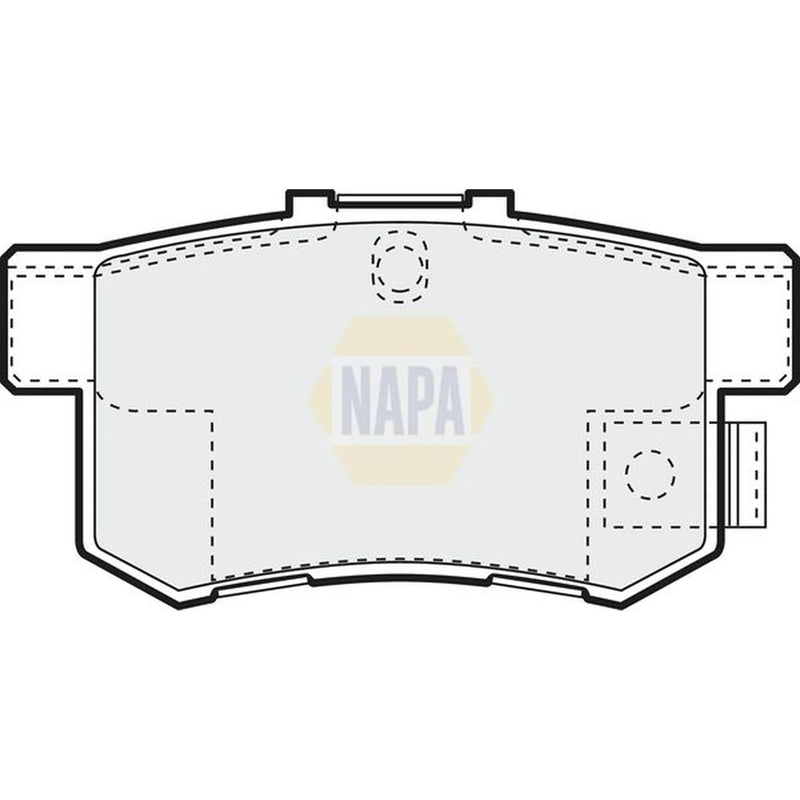 NAPA Rear Brake Pad Set NBP1852