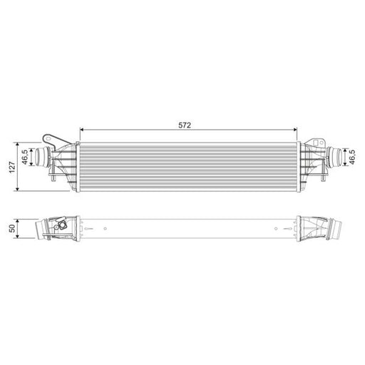 Valeo Intercooler (Charge Air Cooler) 818697