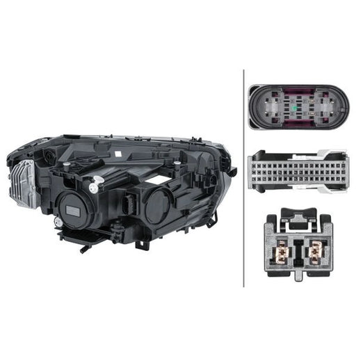 Hella Headlight Headlamp LED Left 1LX 014 530-331