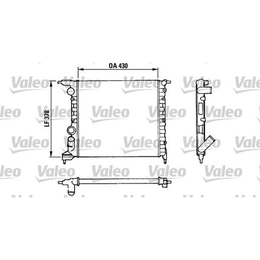 Valeo Engine Radiator 816658
