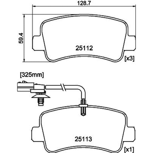 Mintex Lcv Van Kits solid 305mm MVK0085