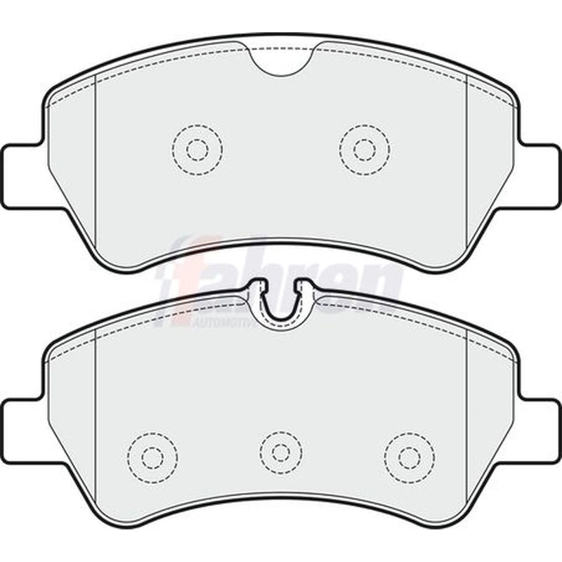 Fahren Rear Brake Pad Set fits Ford Tourneo Custom V362 Bus 2012-2023