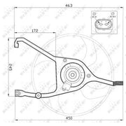 NRF Engine Cooling Fan 47448