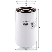 MANN-FILTER Engine Oil Filter W 12 205