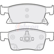 Fahren Front Brake Pad Set fits Opel Astra K 2015-2019 1.6