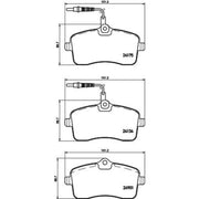 DON Front Brake Pad Set PCP1280