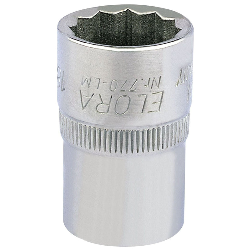 Draper Elora Bi-Hexagon Socket, 1/2" Sq. Dr., 18mm 24632 Draper  - Town Parts