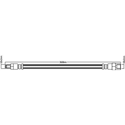 Juratek Brake Hydraulic Hose Line Right JBH1023