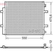 Denso Air Conditioning Condenser fits Audi Q4 E-Tron 2021 on