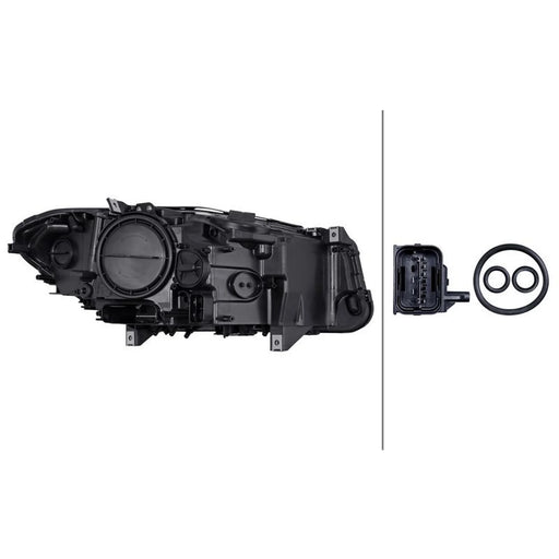 Hella Headlight Headlamp H7/H7 Left 1LL 010 131-931
