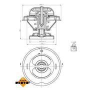 NRF Thermostat,Coolant 725074